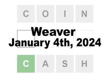 Daily Weaver Answers - 4th January 2024