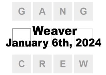 Daily Weaver Answers - 6th January 2024