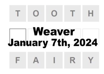 Daily Weaver Answers - 7th January 2024