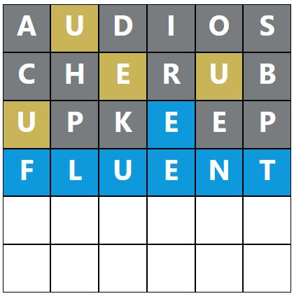 Daily Word Hurdle #1483 Morning Answer - 29th January 2024