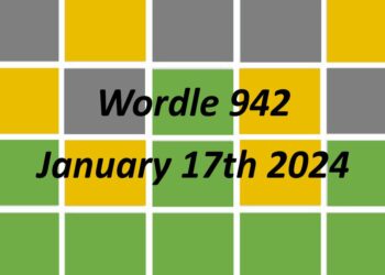 Daily Wordle 942 - 17th January 2024