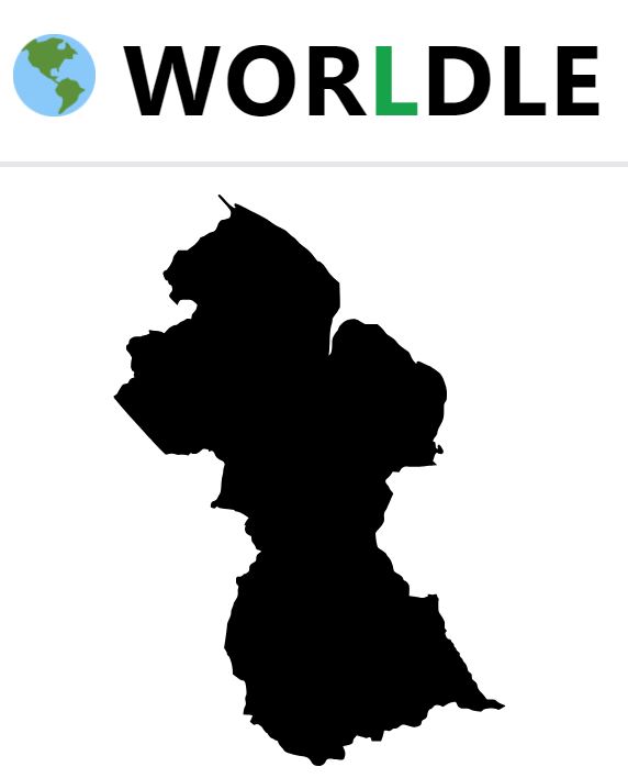 Daily Worldle 713 Country - January 4th 2024
