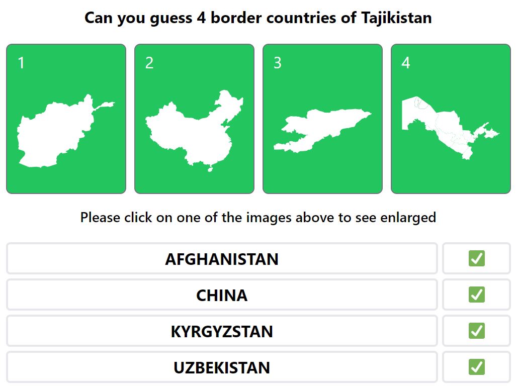 Daily Worldle 724 Bonus Neighbouring Countries Answers - January 15th 2024