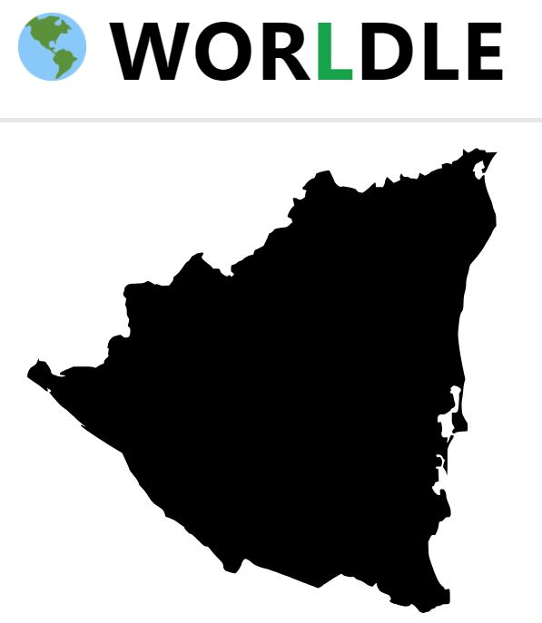 Daily Worldle 725 Country - January 16th 2024