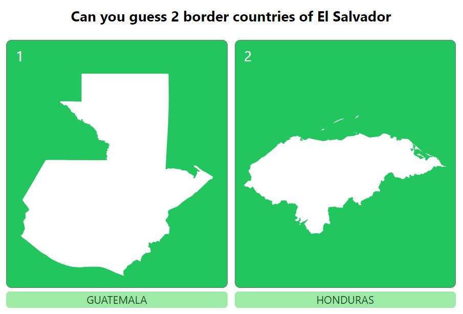Daily Worldle 733 Bonus Neighbouring Countries Answers - January 24th 2024