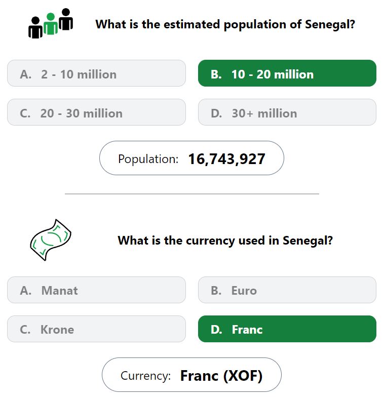 Daily Worldle 735 Bonus Currency & Population Answer - January 26th 2024