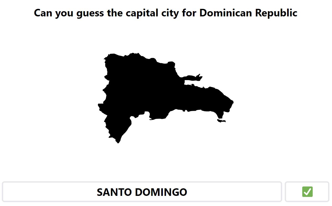 Daily Worldle 736 Bonus Capital City - January 27th 2024