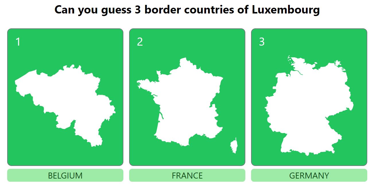 Daily Worldle 737 Bonus Neighbouring Countries Answers - January 28th 2024
