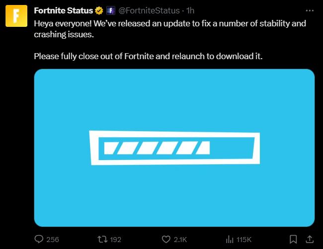 Fortnite 4.12 1.000.123 Update Patch Notes 30 Jan 2024