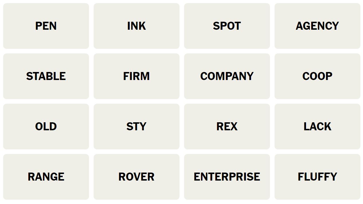 Daily NYT Connections 237 Puzzle - 3rd February 2024