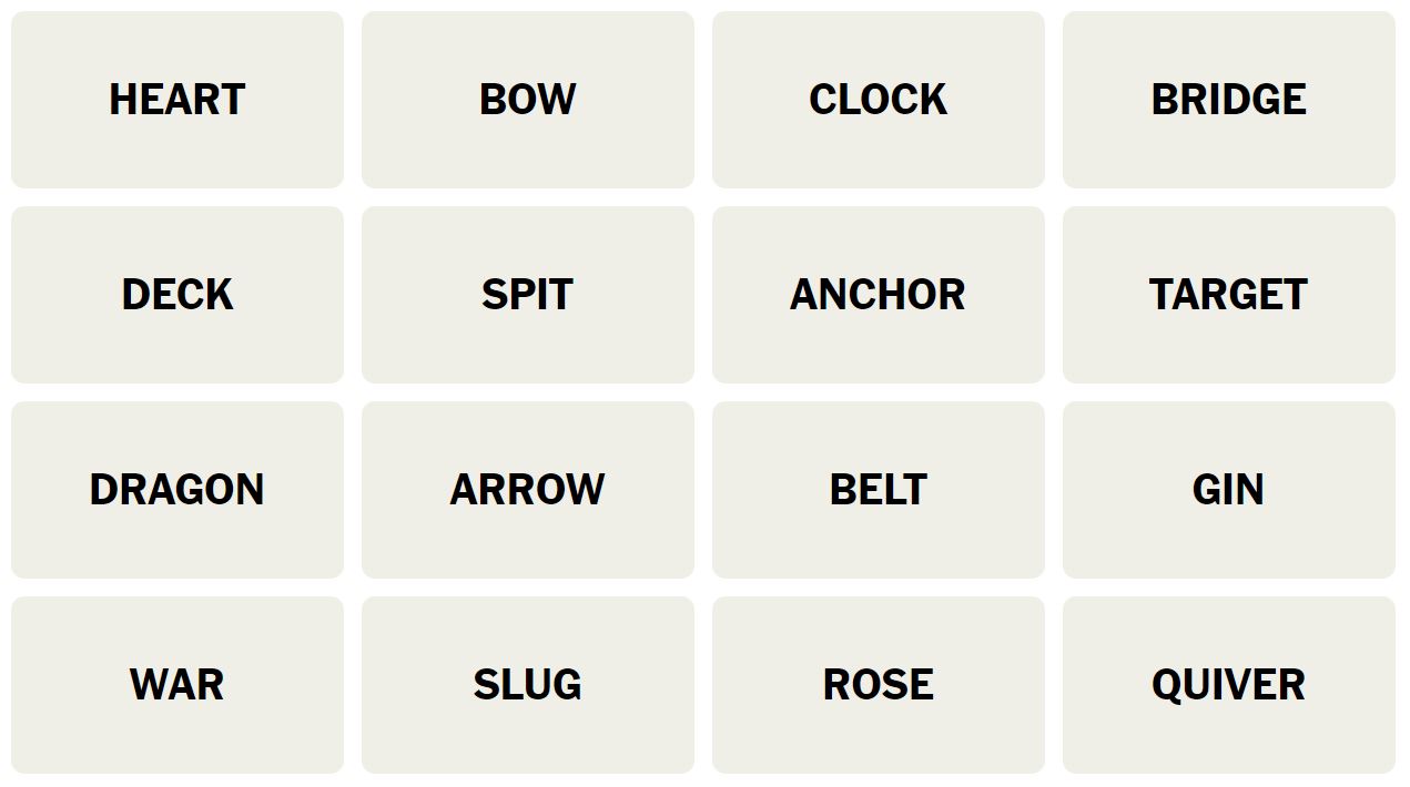 Daily NYT Connections 243 Puzzle - 8th February 2024