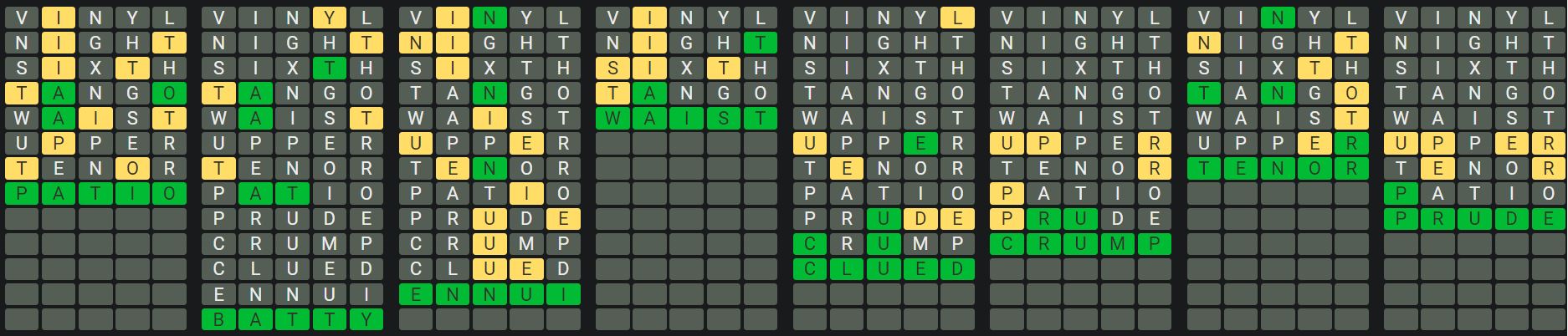 Daily Octordle 739 Rescue Answer - February 2nd 2024