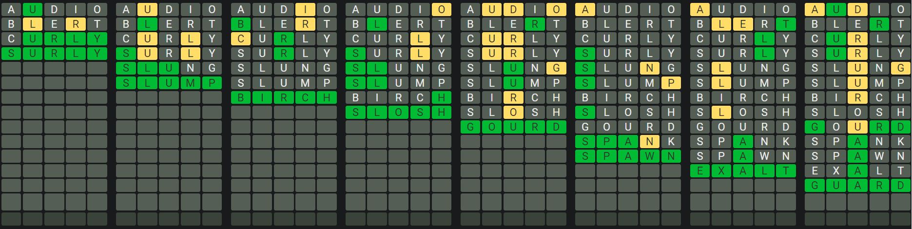Daily Octordle 740 Sequence Answer - February 3rd 2024
