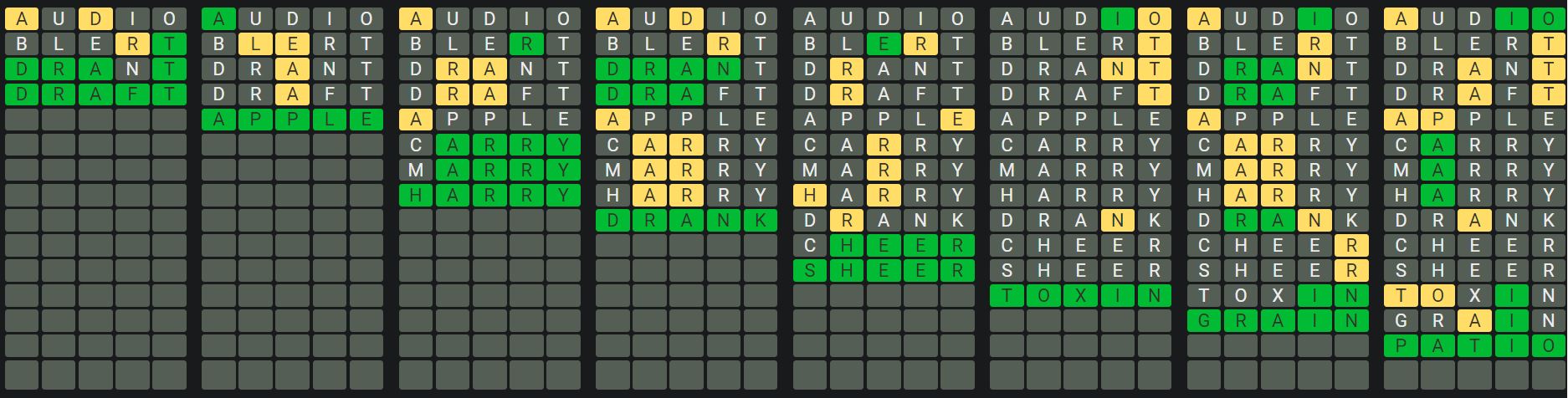 Daily Octordle 746 Sequence Answer - February 9th 2024
