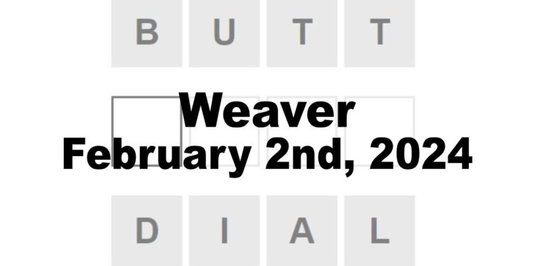 Daily Weaver Answers - 2nd February 2024