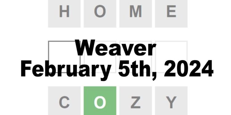 Daily Weaver Answers - 5th February 2024