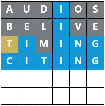 Daily Word Hurdle #1492 Afternoon Answer - 2nd February 2024