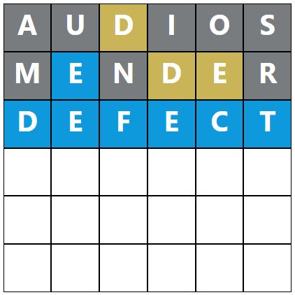 Daily Word Hurdle #1493 Morning Answer - 3rd February 2024