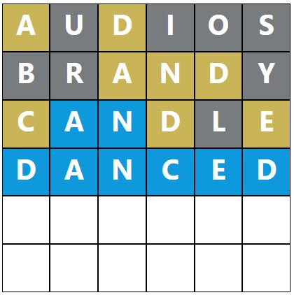 Daily Word Hurdle #1494 Afternoon Answer - 3rd February 2024