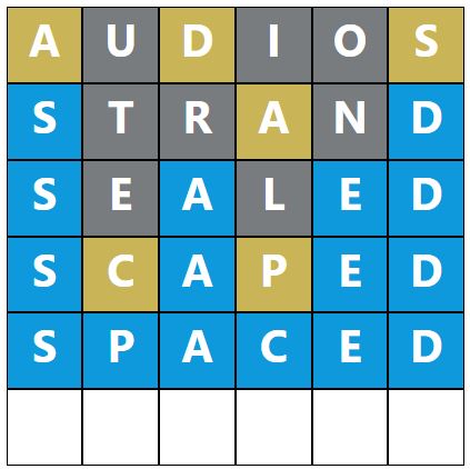 Daily Word Hurdle #1502 Afternoon Answer - 7th February 2024