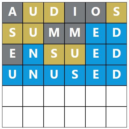 Daily Word Hurdle #1503 Morning Answer - 8th February 2024