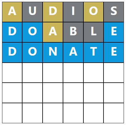 Daily Word Hurdle #1506 Afternoon Answer - 9th February 2024