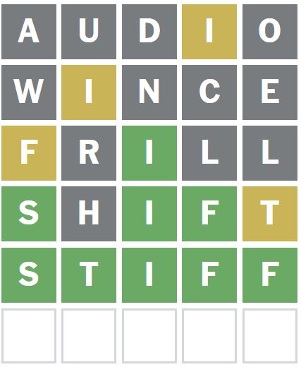 Daily Wordle Answer 965 - 9th February 2024