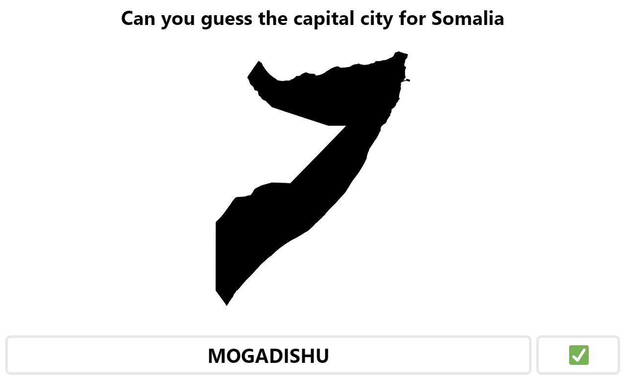 Daily Worldle 743 Bonus Capital City - February 3rd 2024