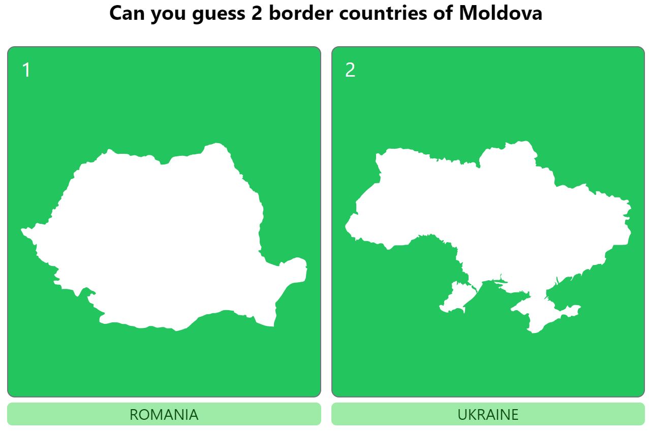 Daily Worldle 744 Bonus Neighbouring Countries Answers - February 4th 2024