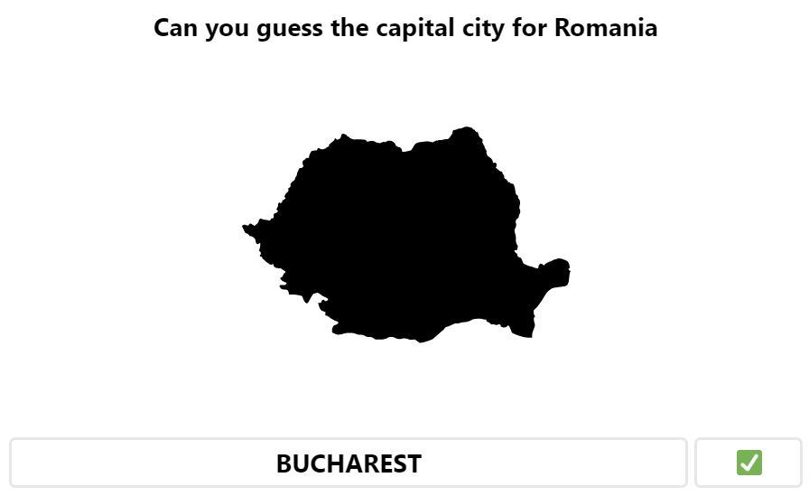 Daily Worldle 747 Bonus Capital City - February 7th 2024