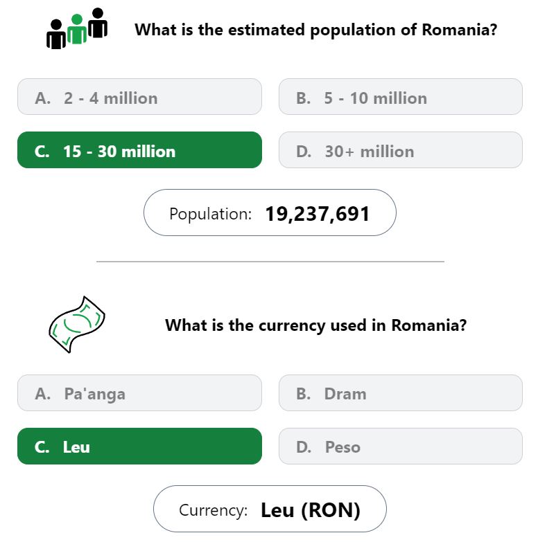 Daily Worldle 747 Bonus Currency & Population Answer - February 7th 2024