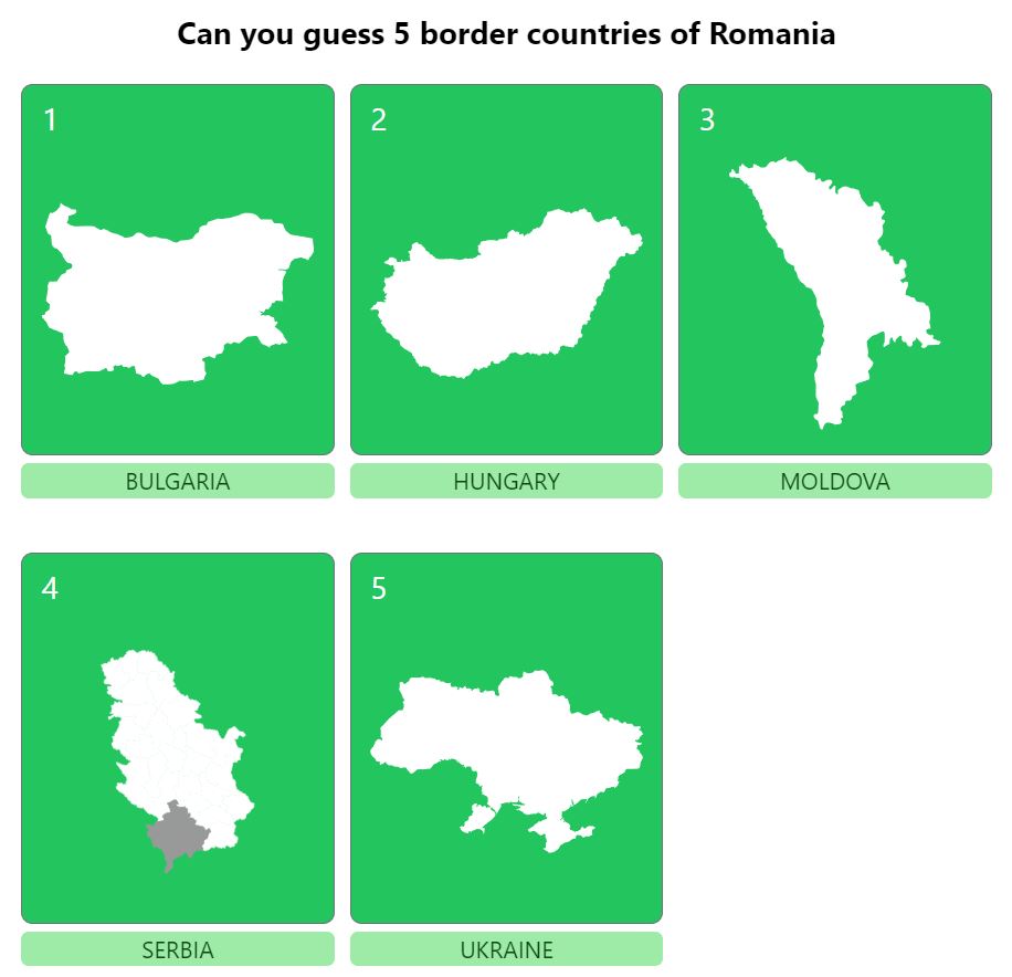 Daily Worldle 747 Bonus Neighbouring Countries Answers - February 7th 2024