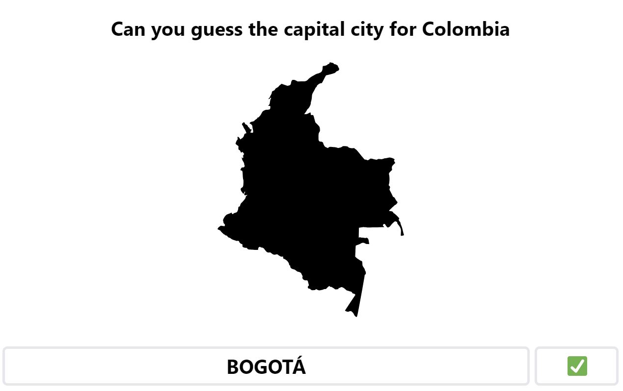 Daily Worldle 748 Bonus Capital City - February 8th 2024