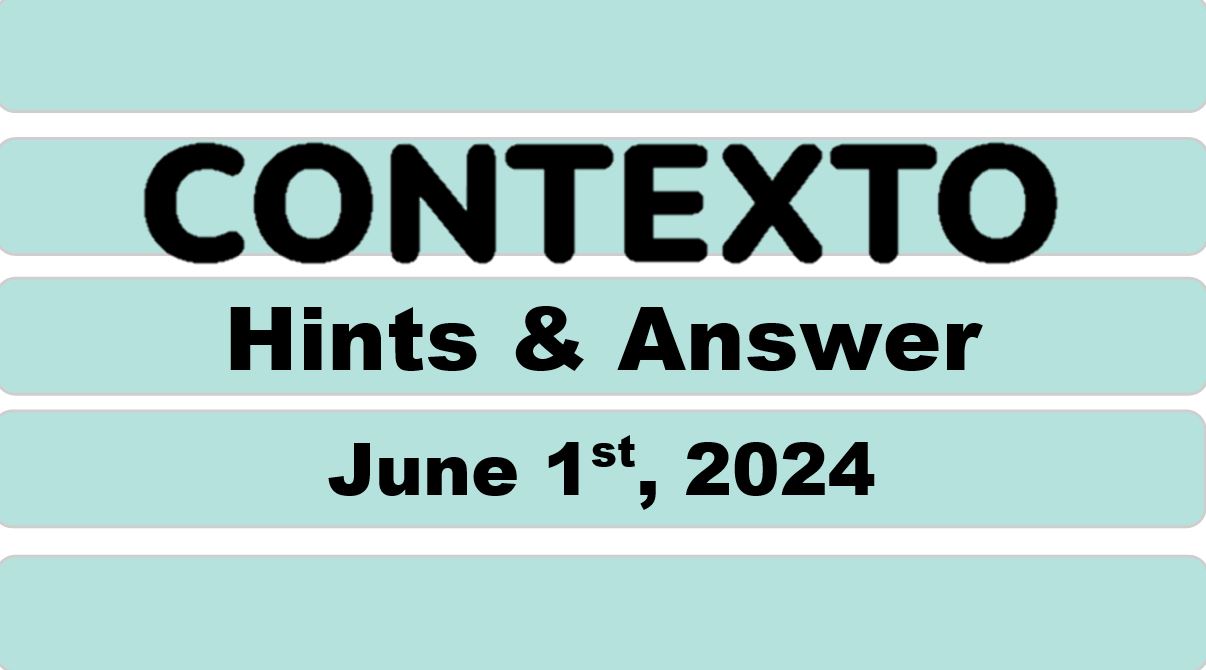 Daily Contexto 622 - June 1st 2024