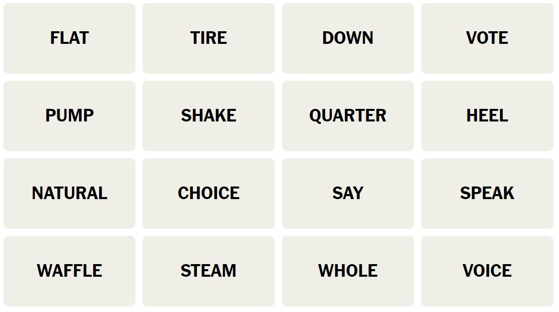 Daily NYT Connections 351 Puzzle - 27th May 2024