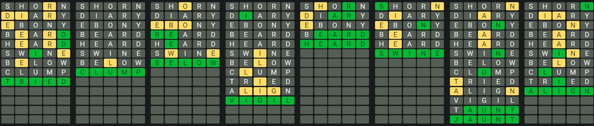Daily Octordle 852 Rescue Answer - May 25th 2024