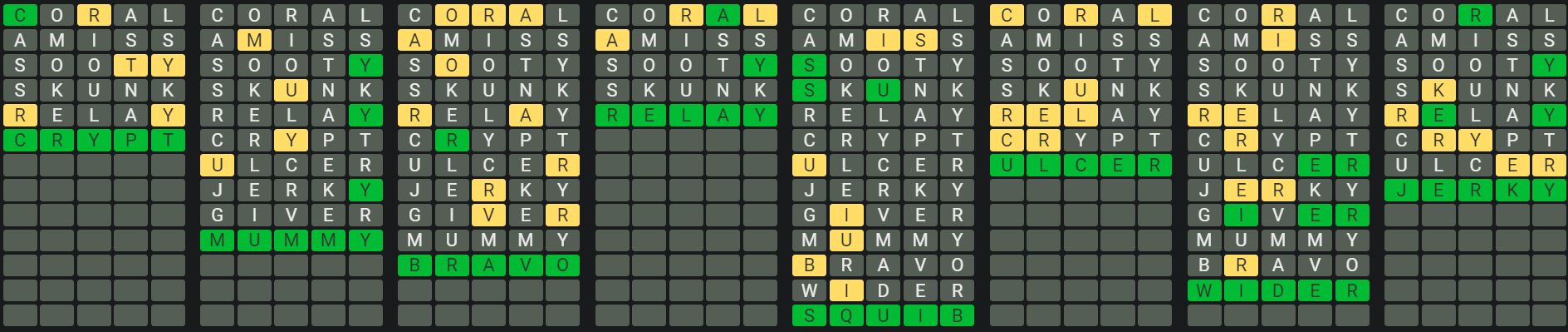 Daily Octordle 853 Rescue Answer - May 26th 2024