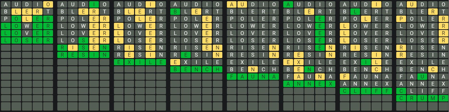 Daily Octordle 854 Sequence Answer - May 27th 2024