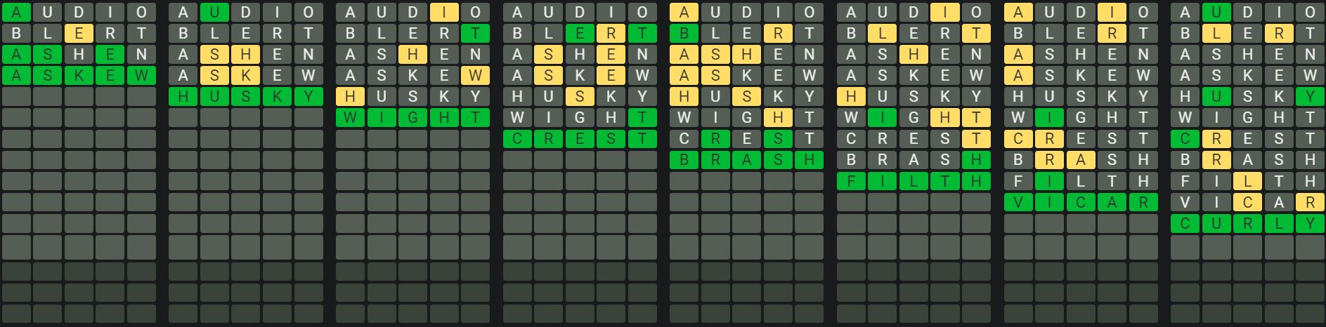 Daily Octordle 855 Sequence Answer - May 28th 2024