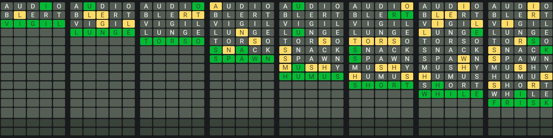 Daily Octordle 856 Sequence Answer - May 29th 2024