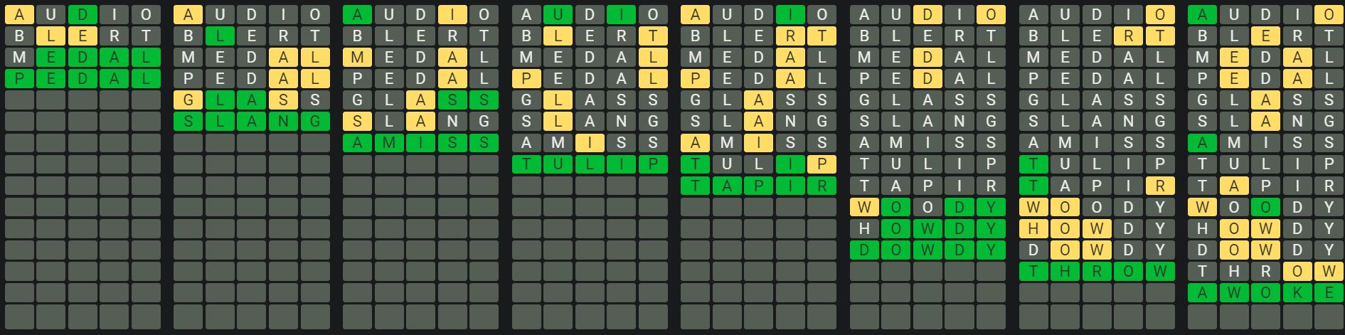 Daily Octordle 857 Sequence Answer - May 30th 2024