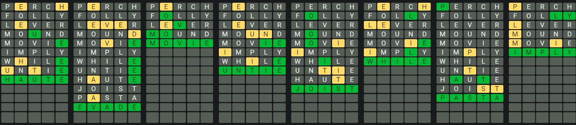 Daily Octordle 858 Rescue Answer - May 31st 2024