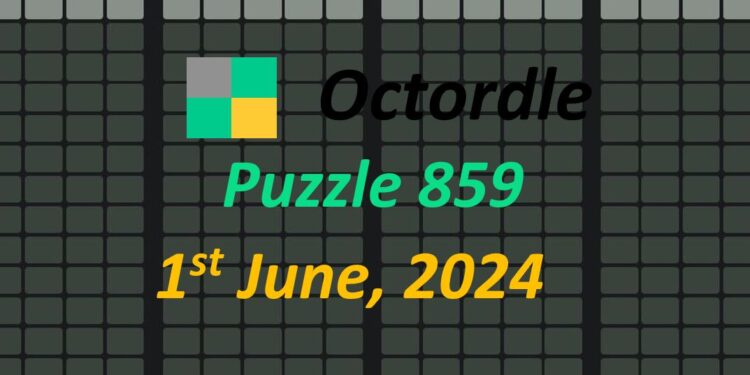 Daily Octordle 859 - June 1st 2024