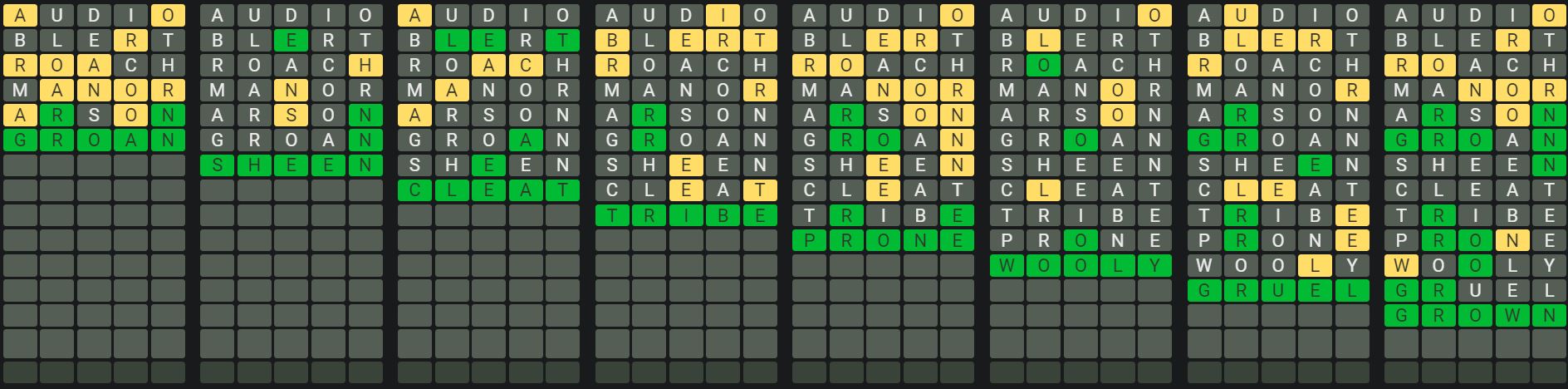 Daily Octordle 859 Sequence Answer - June 1st 2024