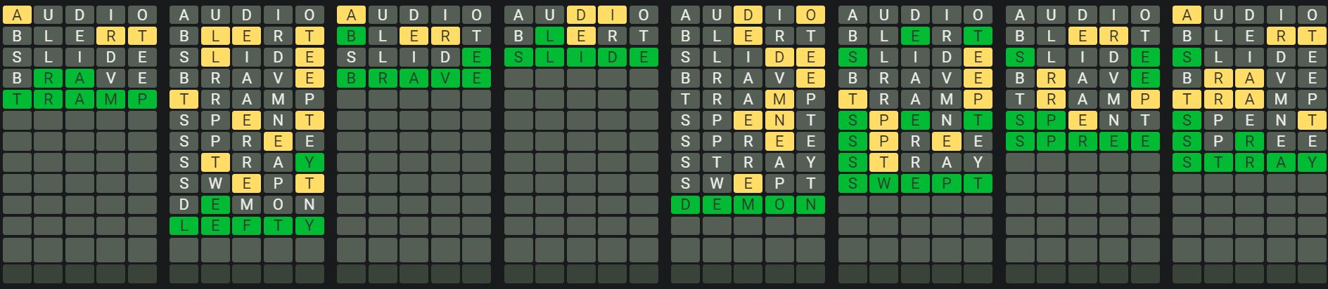 Daily Octordle Answer 855 - May 28th 2024