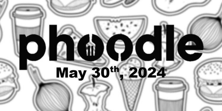 Daily Phoodle - 30th May 2024