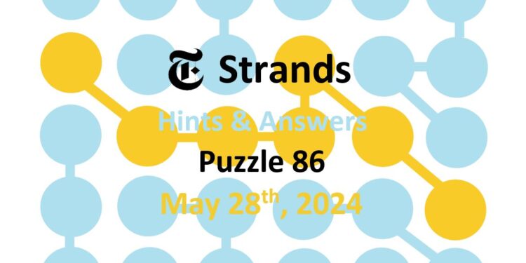 Daily Strands 86 Answers Today - 28th May 2024