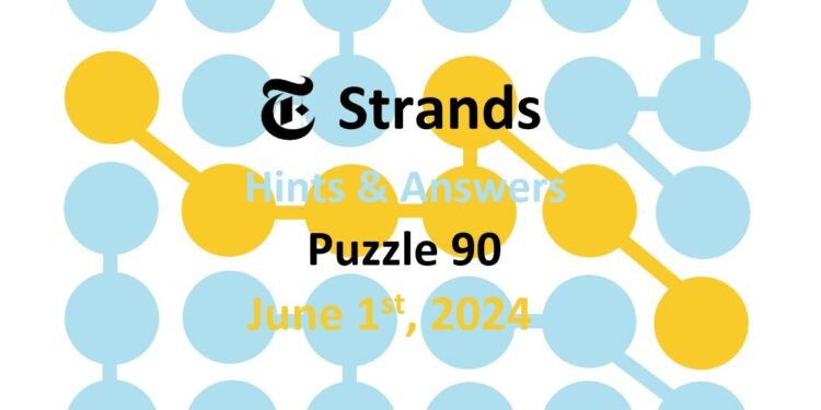Daily Strands 90 Answers Today - 1st June 2024