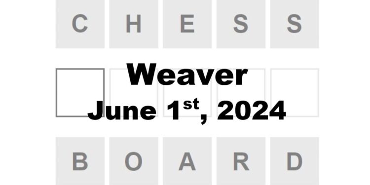 Daily Weaver Answers - 1st June 2024