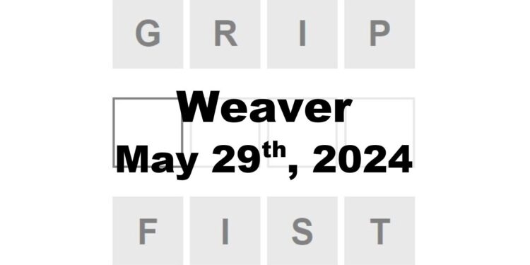 Daily Weaver Answers - 29th May 2024